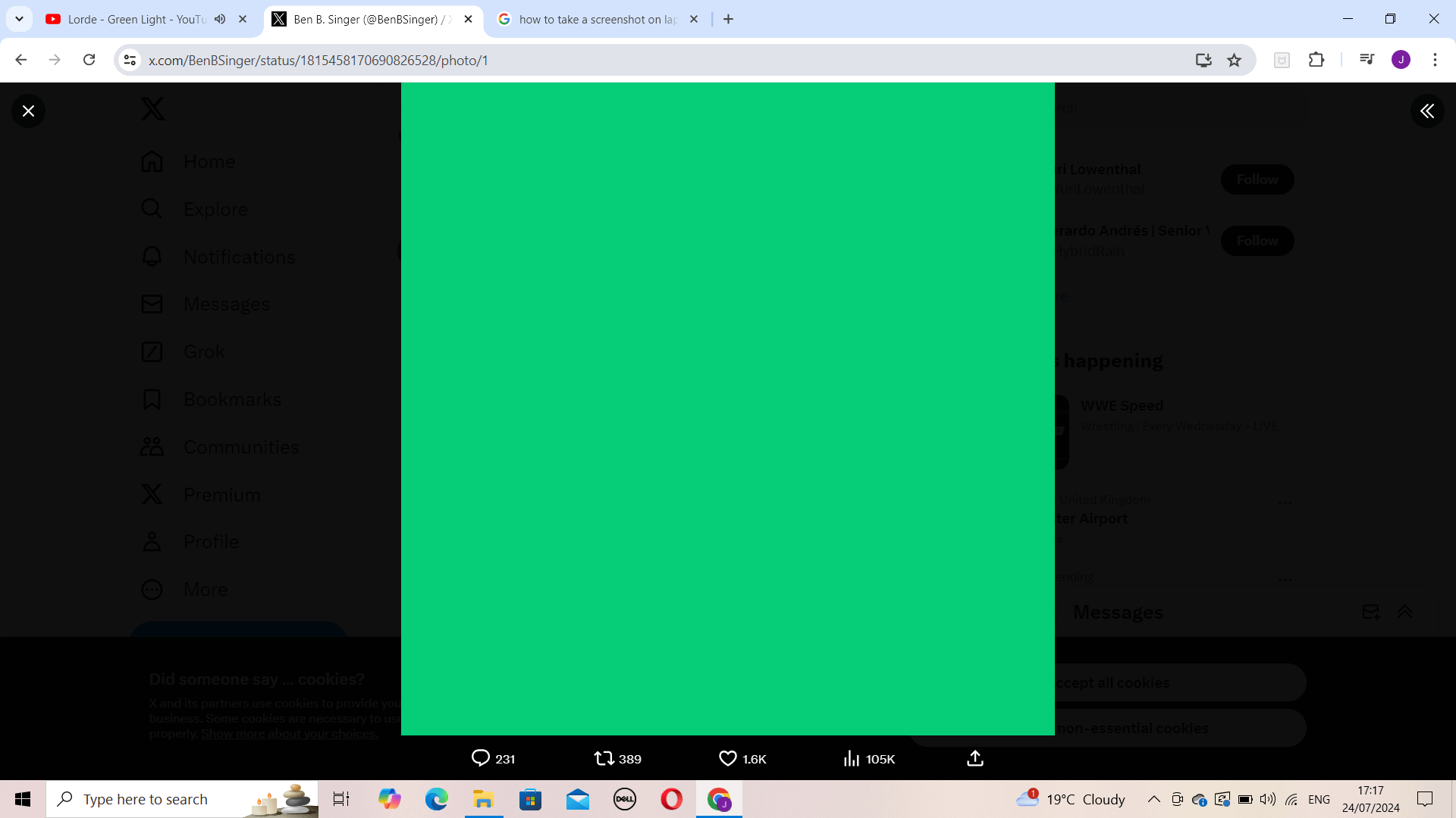 Post image preview